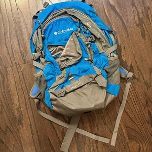 Columbia Blue and Gray Hiking Backpack